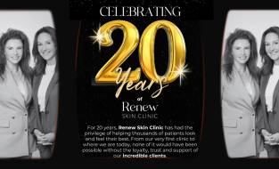 Celebrating 20 Years of Confidence, Care & Beautiful Skin at Renew Skin Clinic